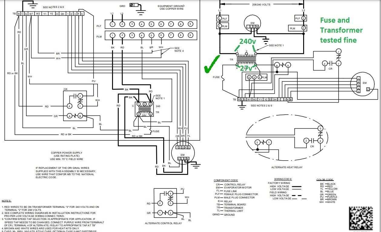 24 volt hvac transformer wiring diagram