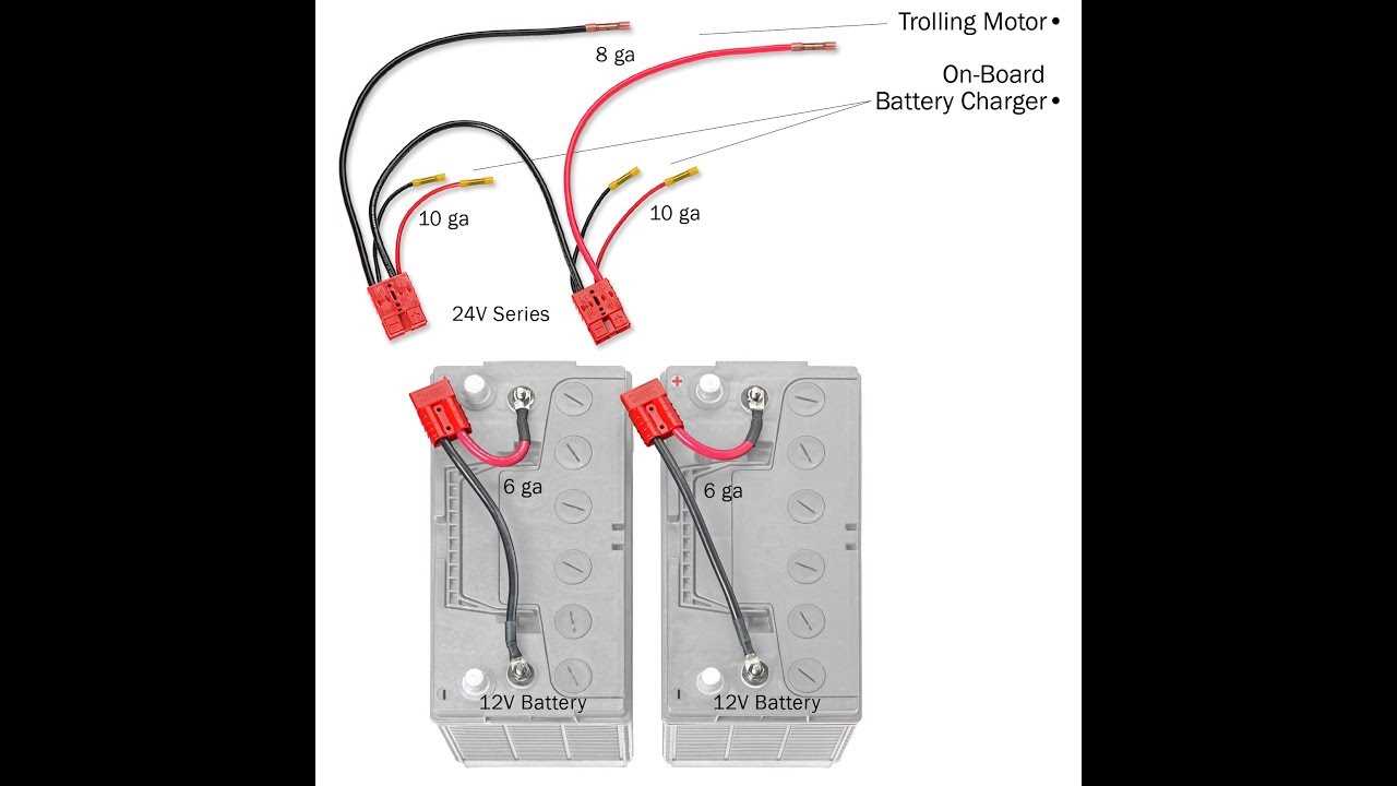 24 volt trolling motor plug wiring diagram