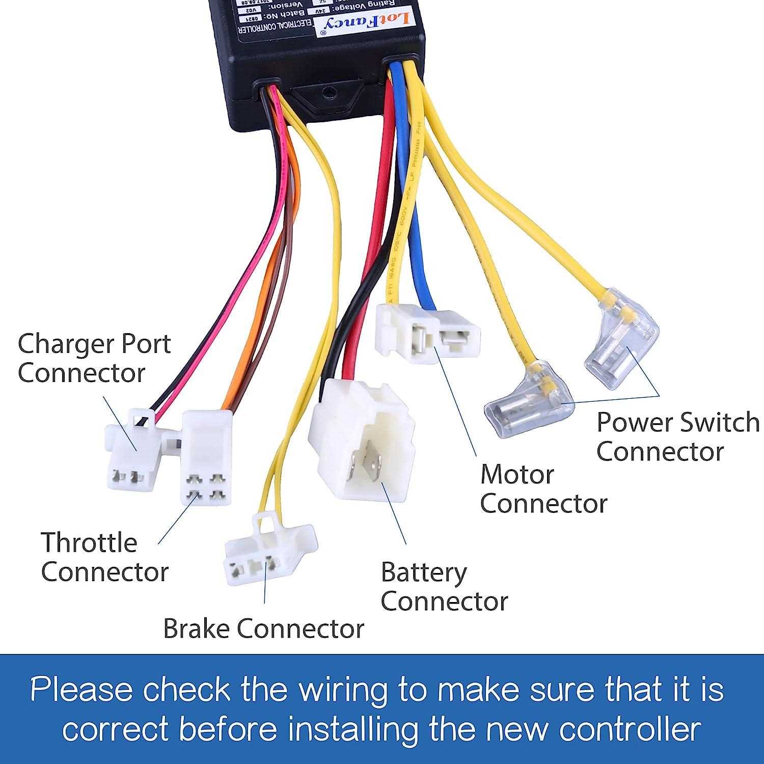 24v electric bike controller wiring diagram