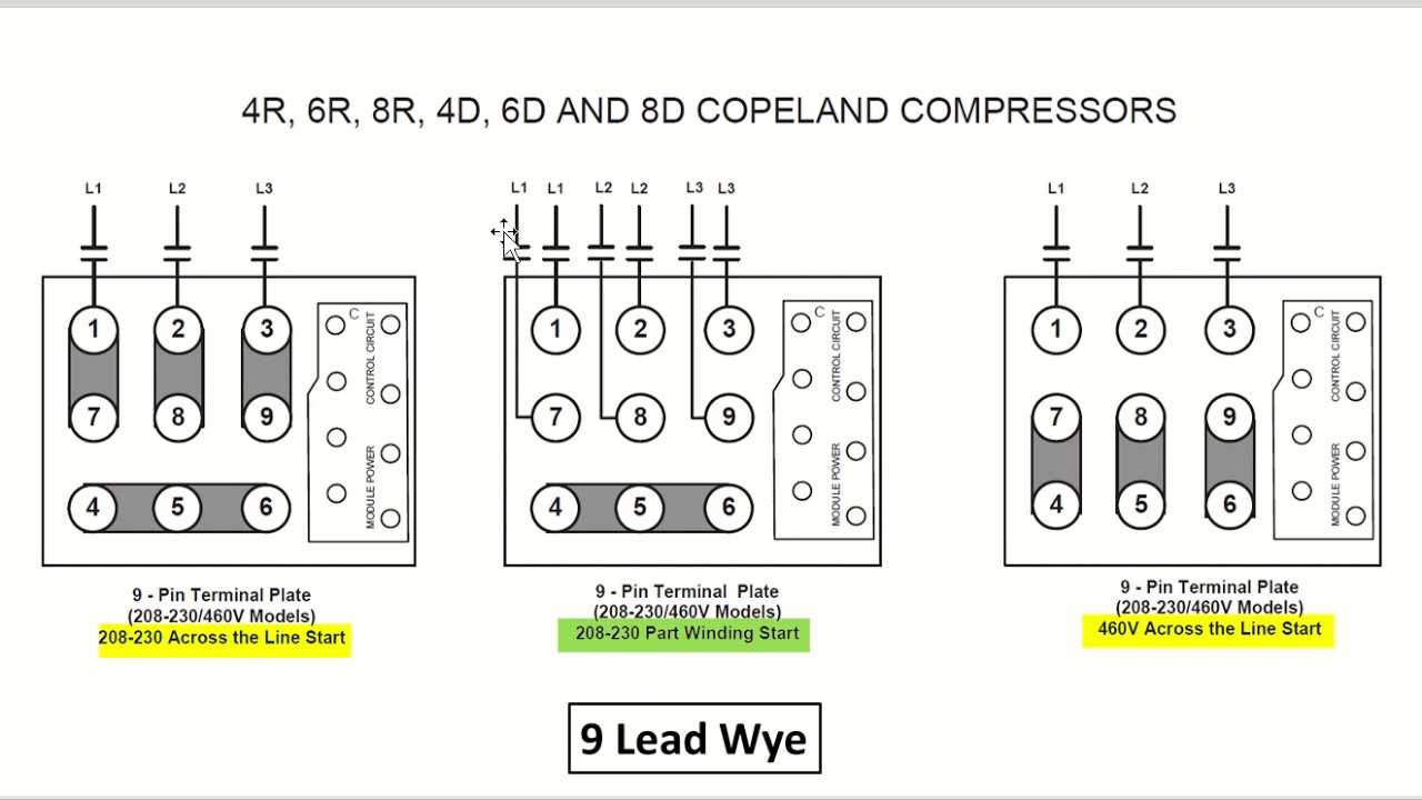 3 phase 12 lead motor wiring diagram