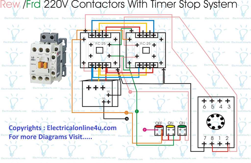 3 phase 480 volt reversing switch wiring diagram