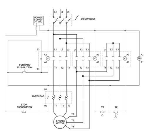 3 phase induction motor wiring diagram