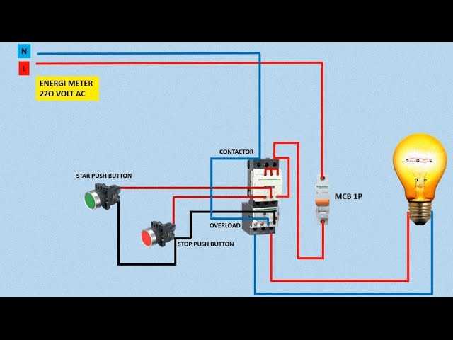 3 pin push button switch wiring diagram