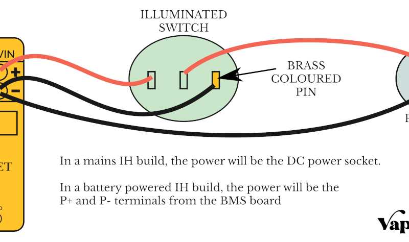 3 pin push button switch wiring diagram