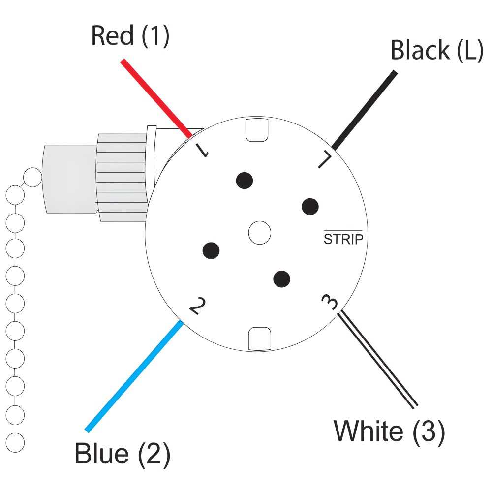 3 speed 4 wire ceiling fan switch wiring diagram