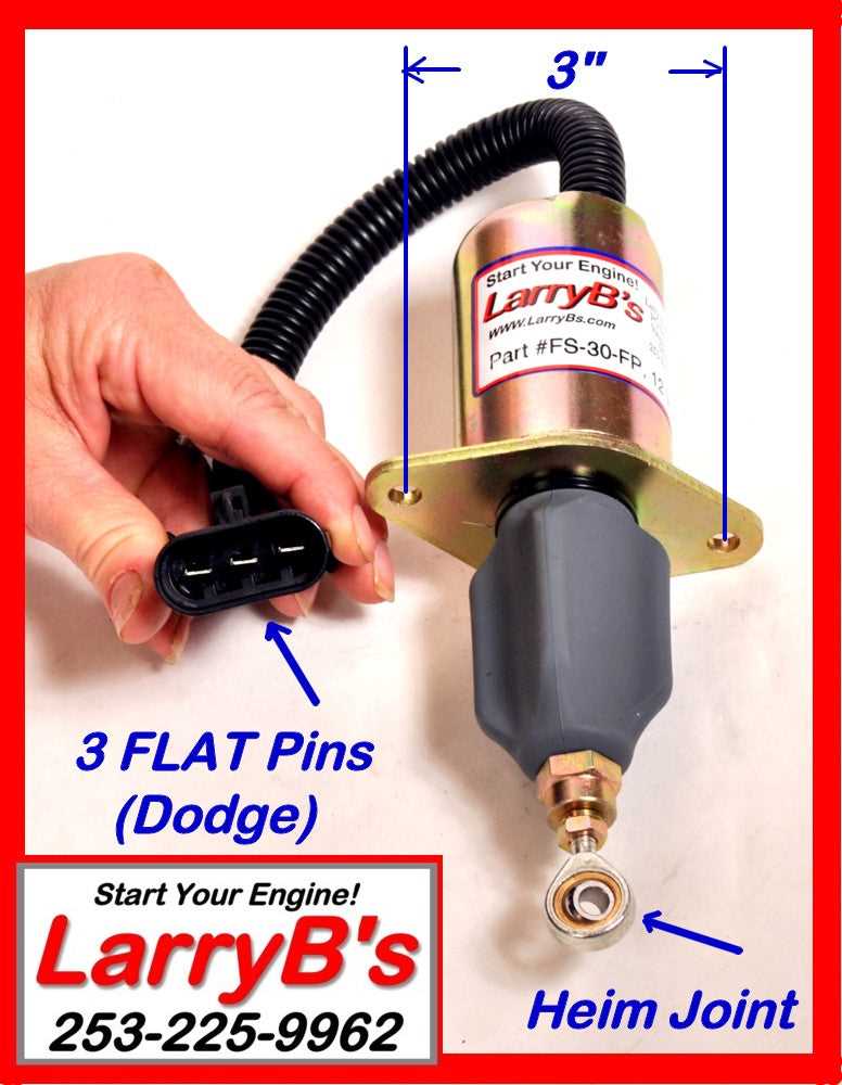 3 wire fuel shut off solenoid wiring diagram