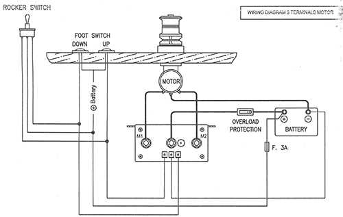 3 wire trim motor wiring diagram