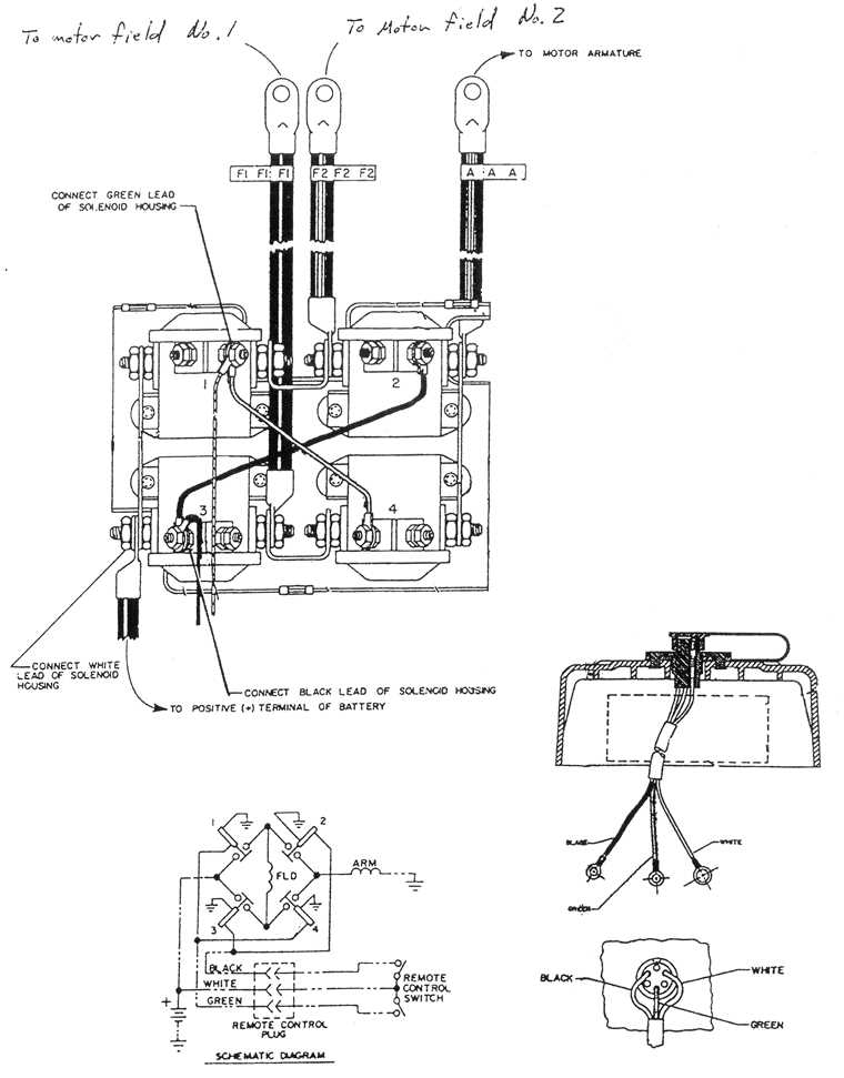 3 wire winch controller wiring diagram