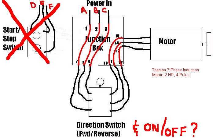 3 ph motor wiring diagram