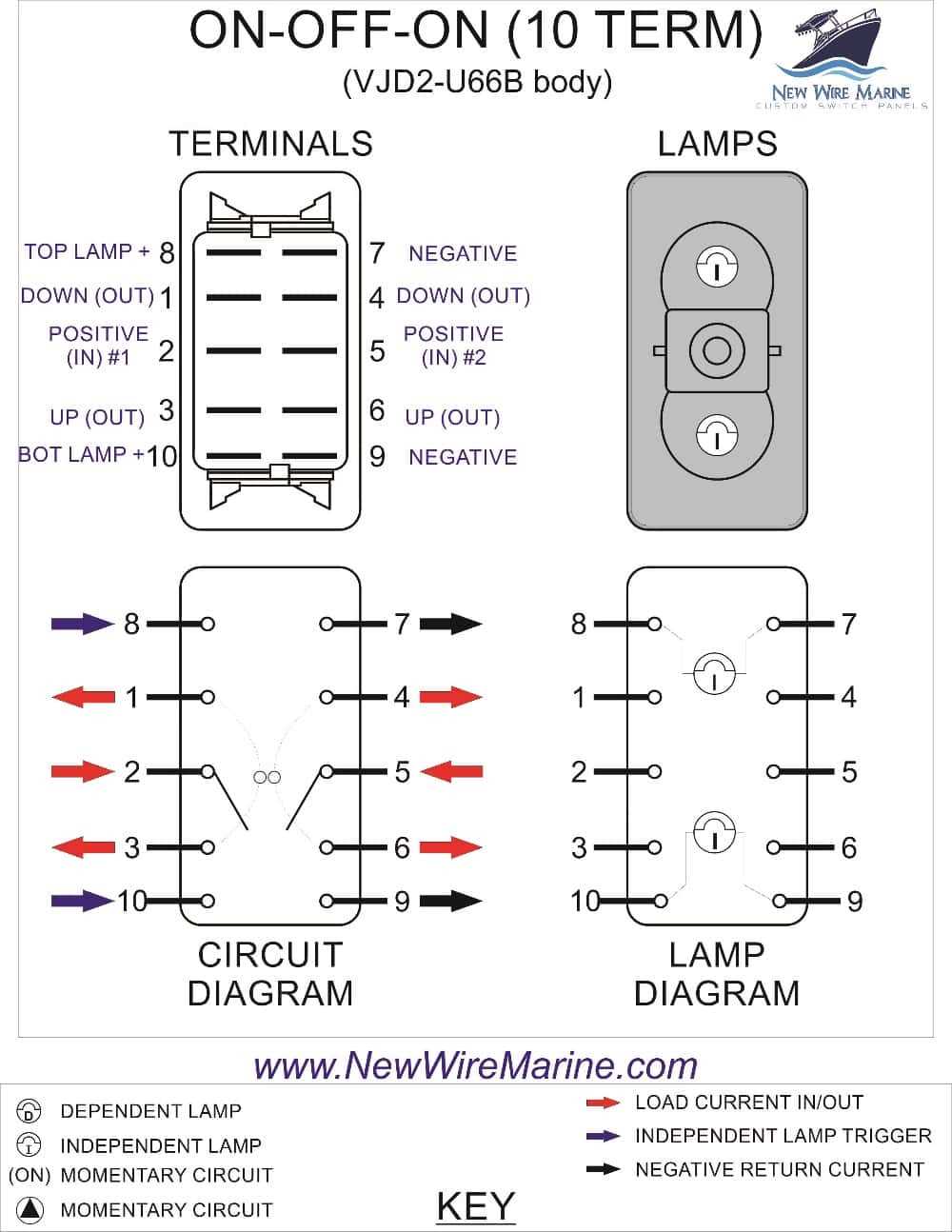 3 pin on off switch wiring diagram