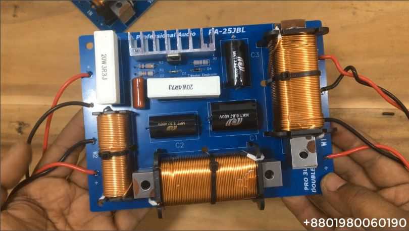 3 way speaker crossover wiring diagram