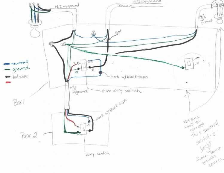 3 way wiring diagram power at light