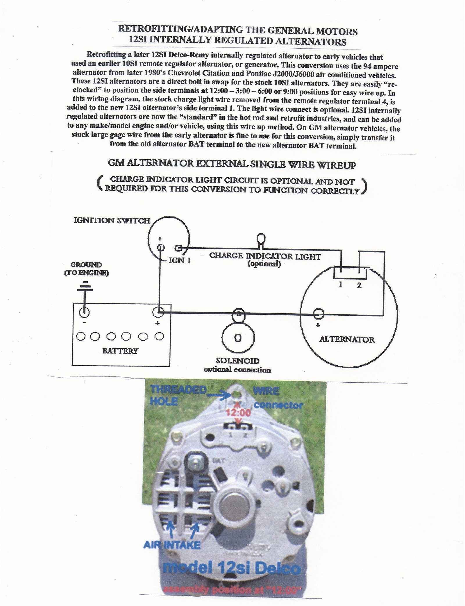 3 wire ford alternator regulator wiring diagram