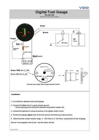 3 wire fuel gauge wiring diagram