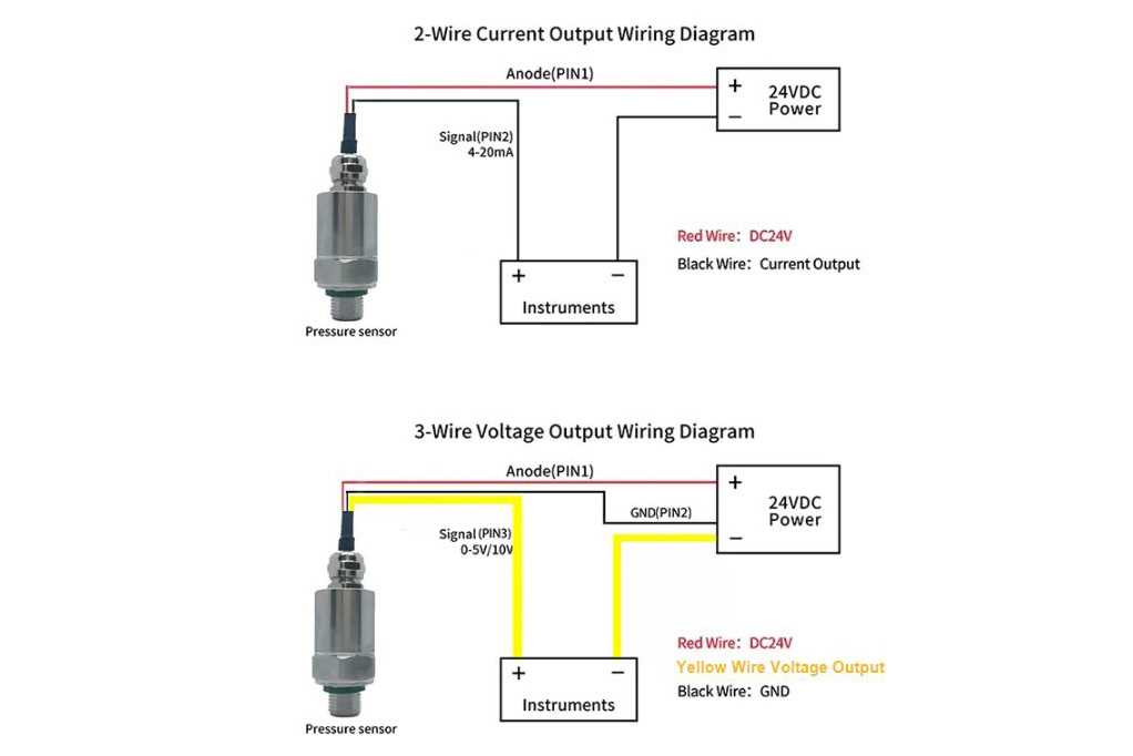 3 wire pressure transducer wiring diagram