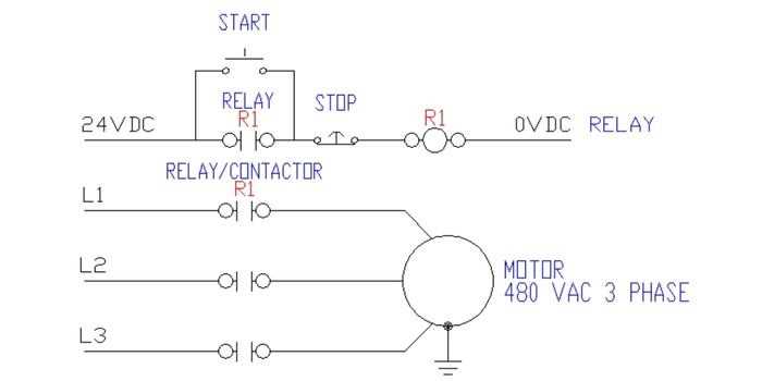 3 wire start stop wiring diagram