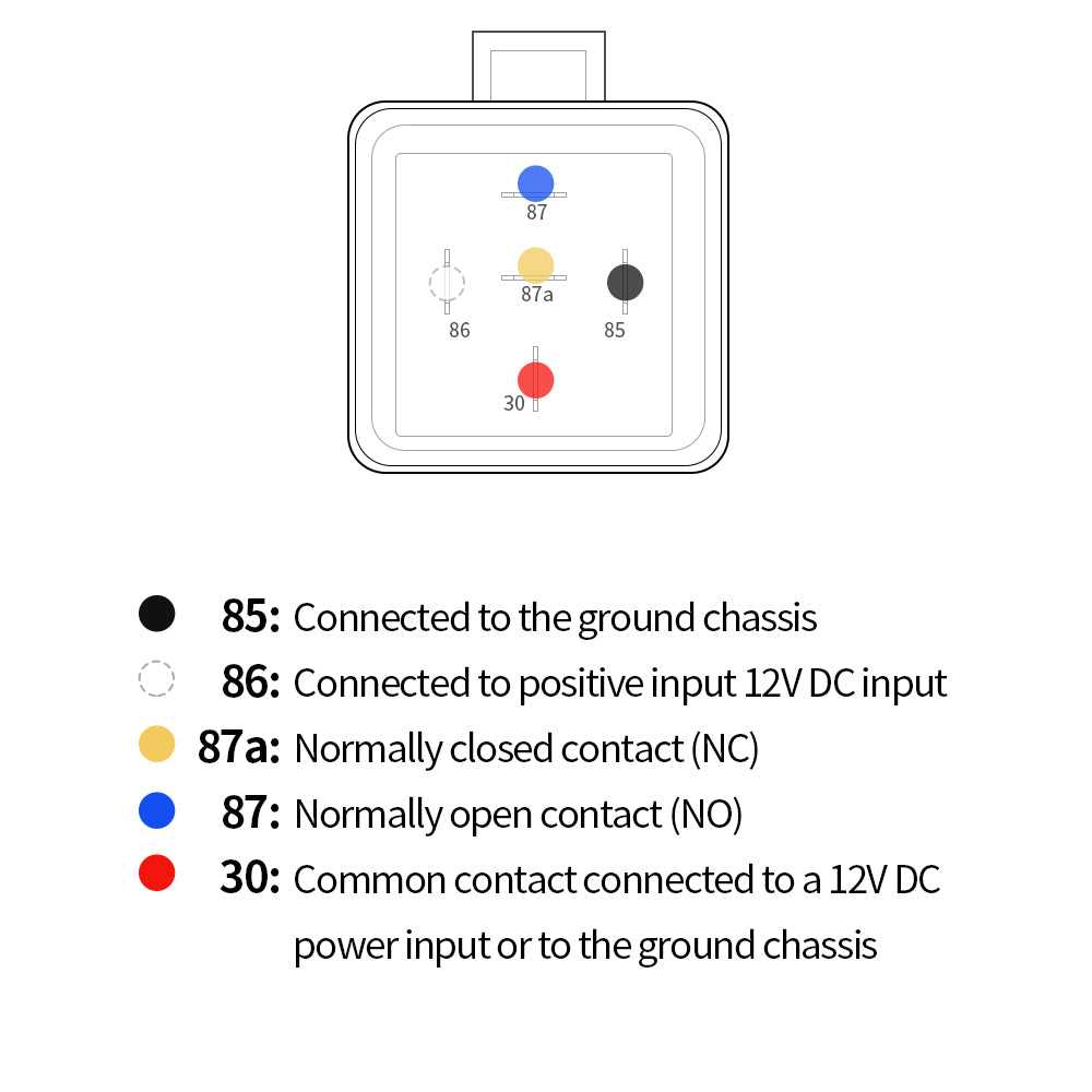 30 amp relay wiring diagram