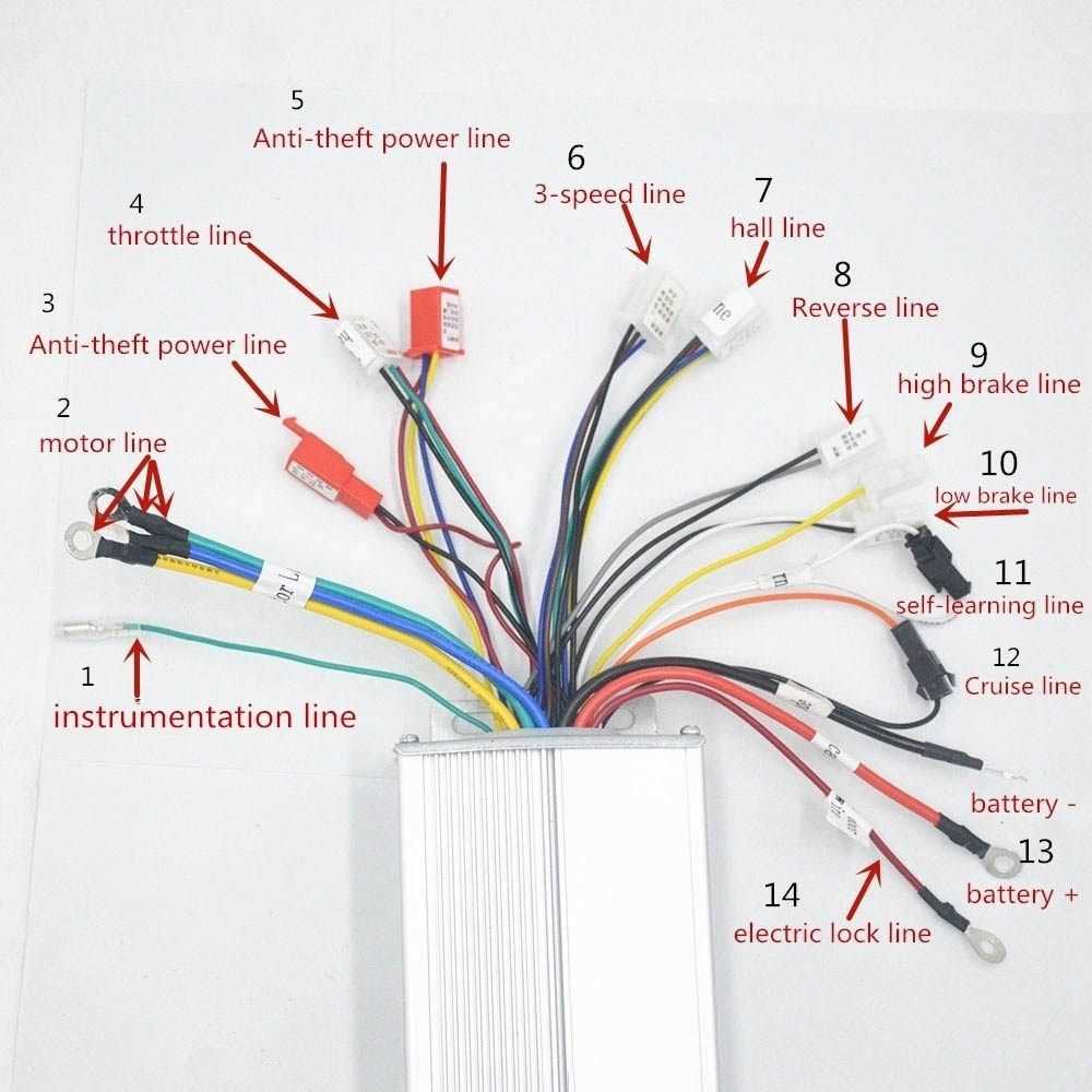 36 volt e bike controller wiring diagram