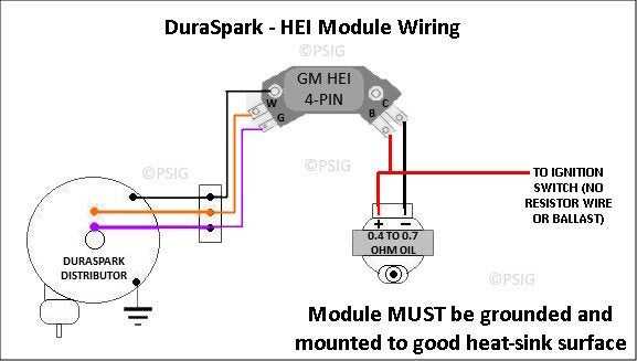 4 pin ignition module wiring diagram