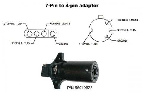 4 pin to 7 pin wiring diagram