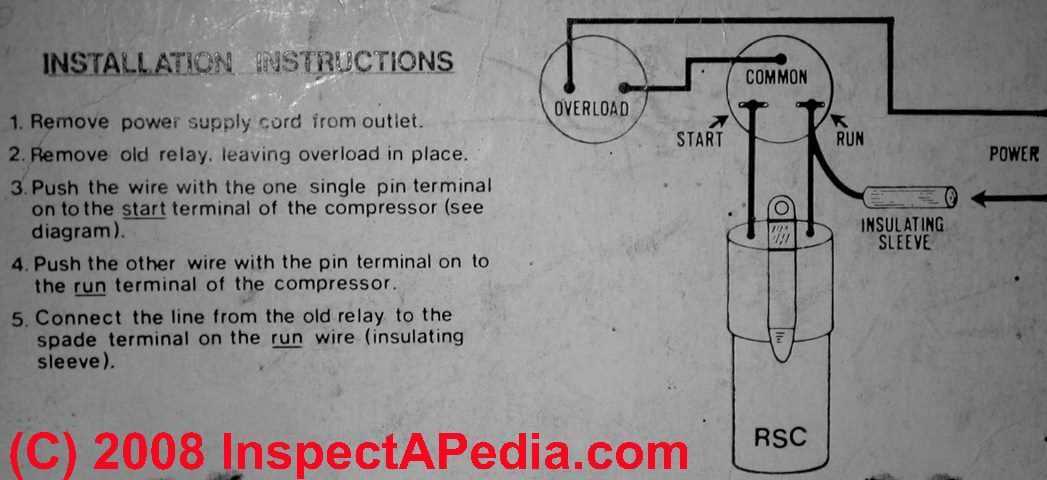 4 terminal capacitor wiring diagram