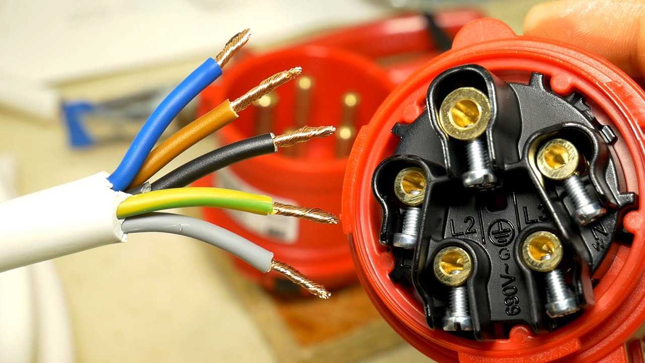 4 wire 3 phase plug wiring diagram