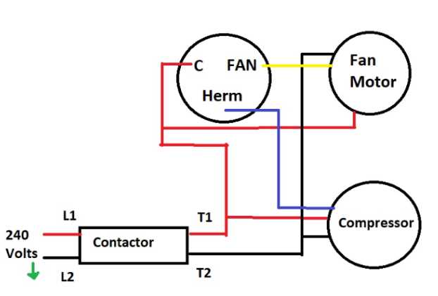 4 wire ac fan motor wiring diagram