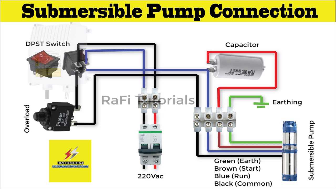 4 wire submersible pump wiring diagram