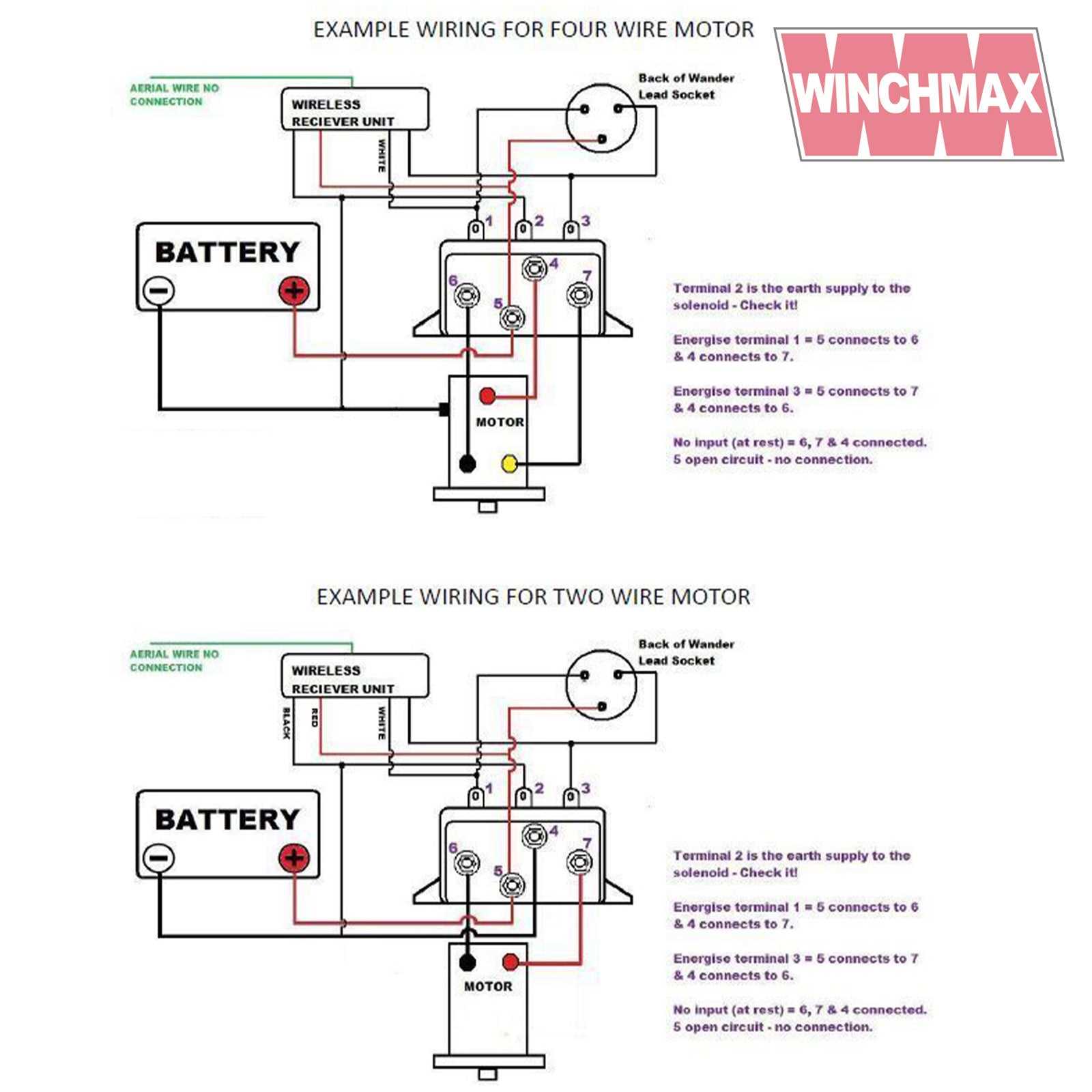 4 wire winch wiring diagram