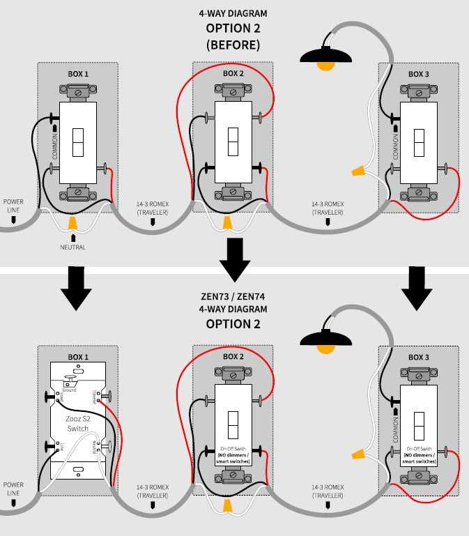 4 way wiring diagram