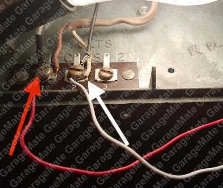 4 wire garage door opener wiring diagram