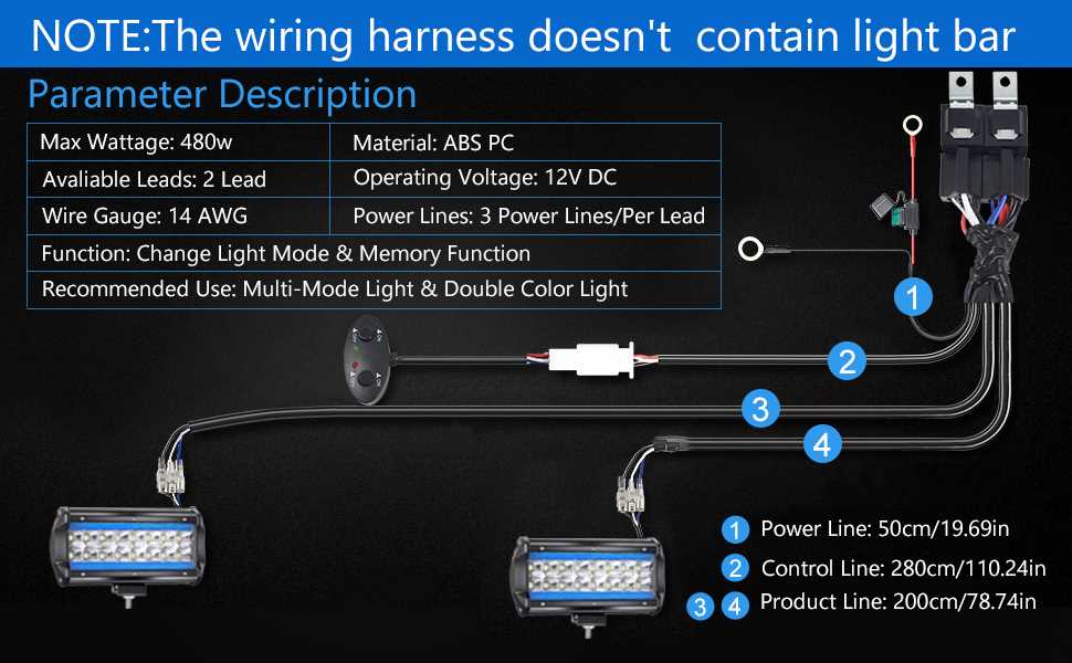 4 wire led light bar wiring diagram