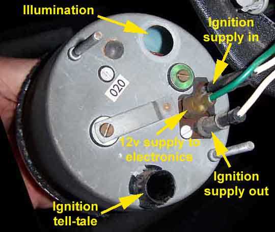 4 wire tachometer wiring diagram