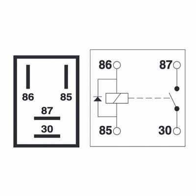 40 amp 4 pin relay wiring diagram