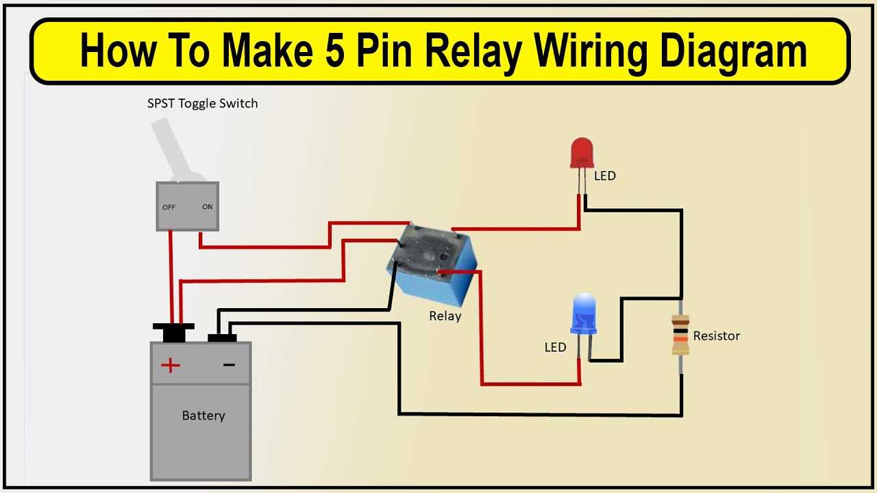 5 pin rocker switch with relay wiring diagram