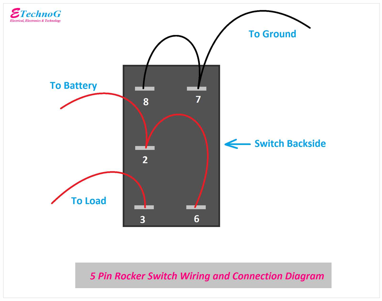 5 pin toggle switch wiring diagram