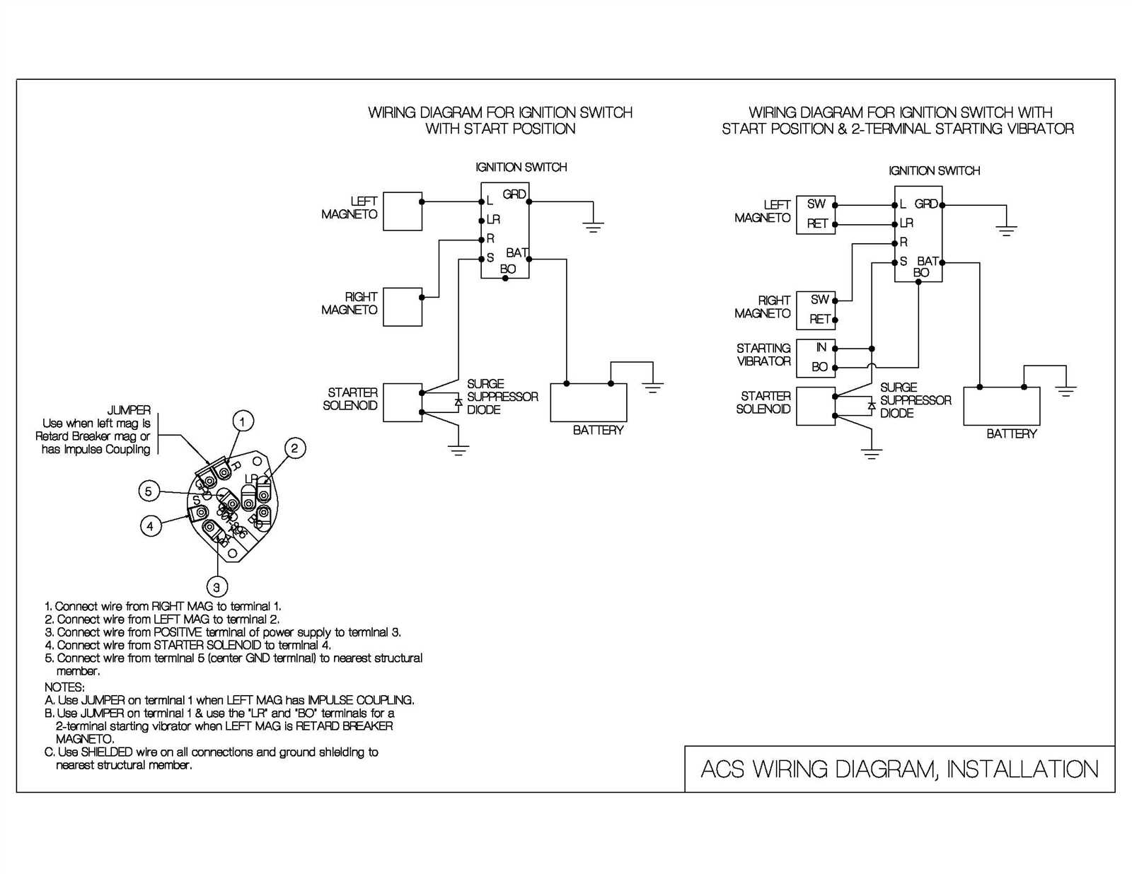 5 wire ignition switch wiring diagram