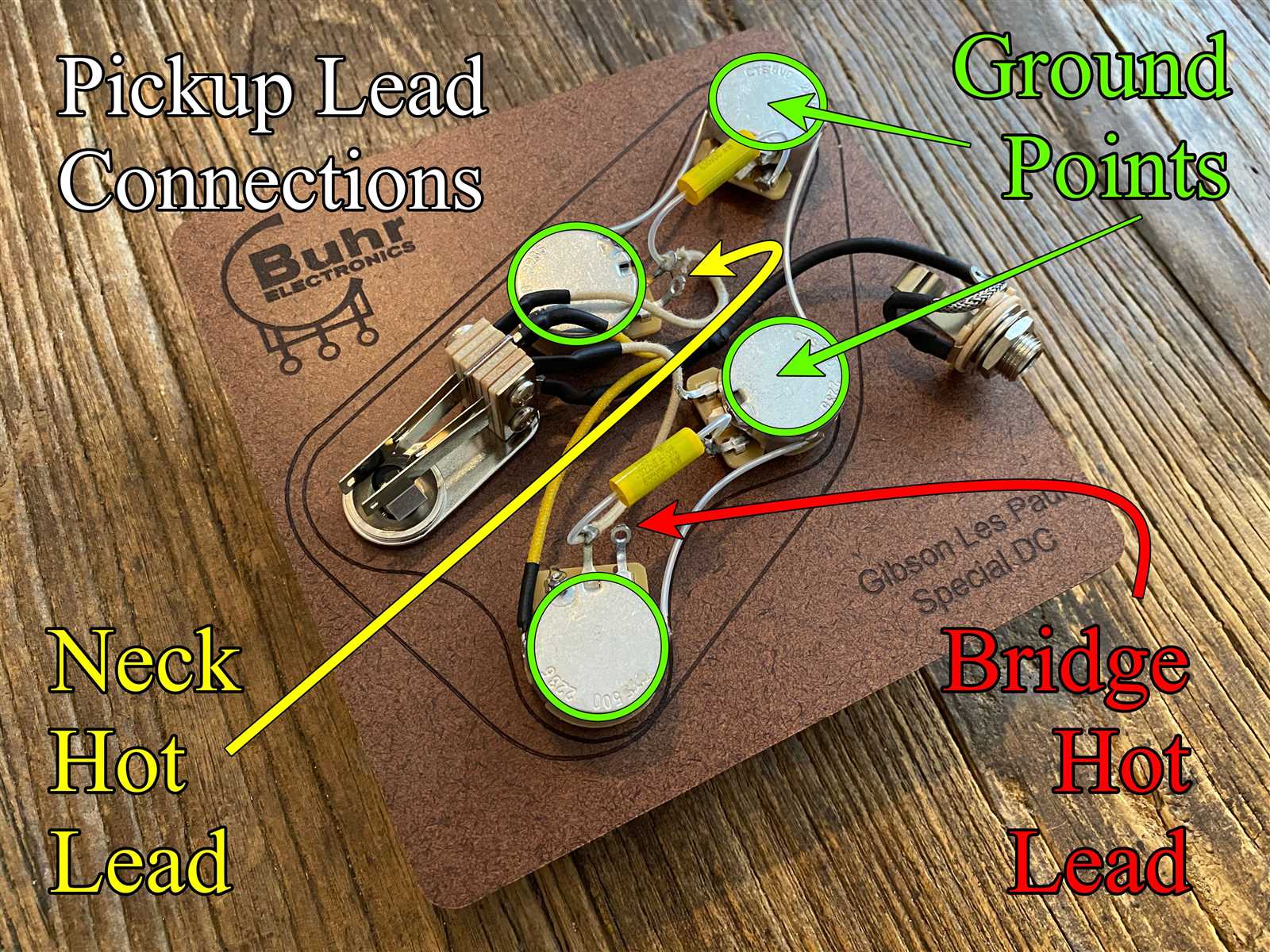 50s les paul wiring diagram