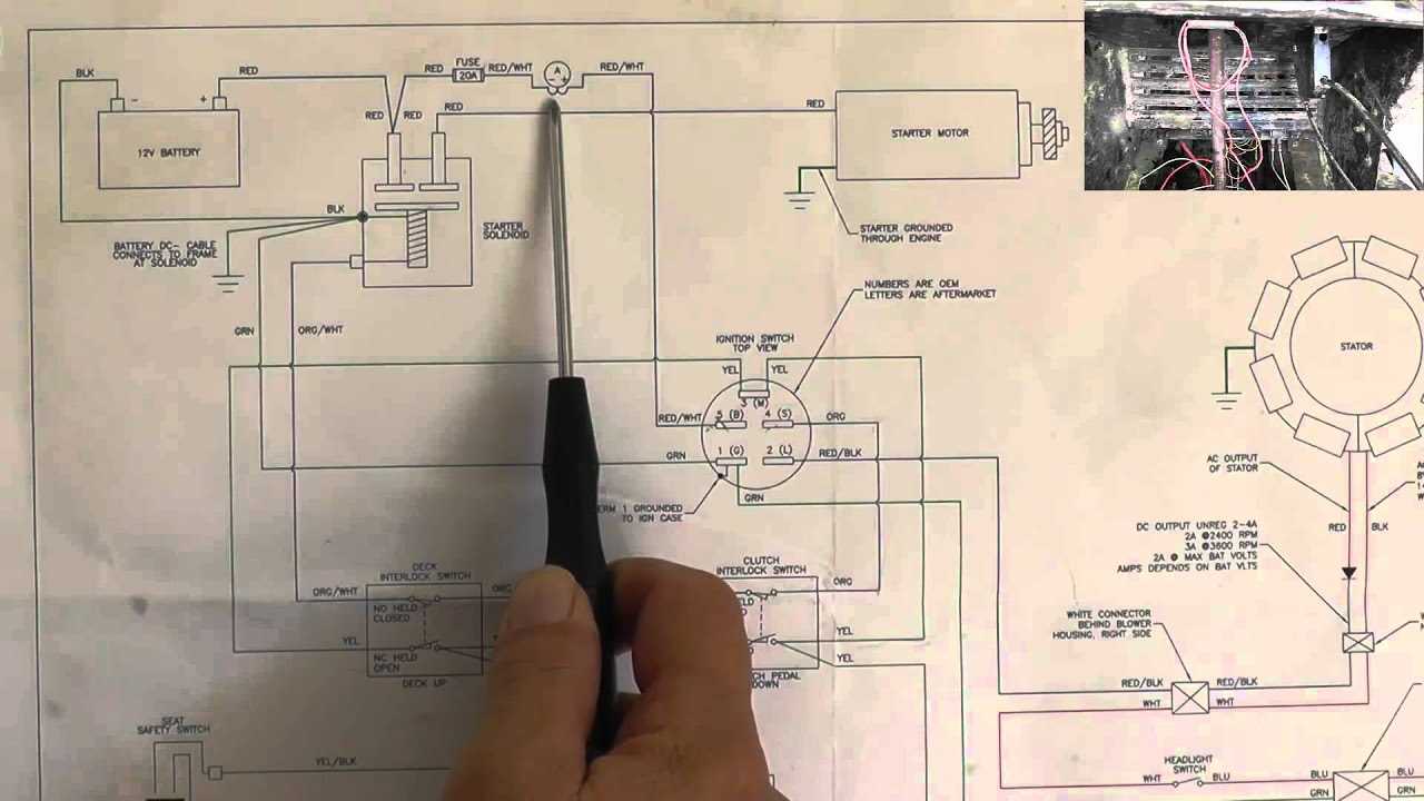 6 pin lawn mower ignition switch wiring diagram