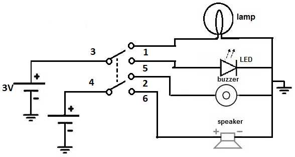 6 pin toggle switch wiring diagram