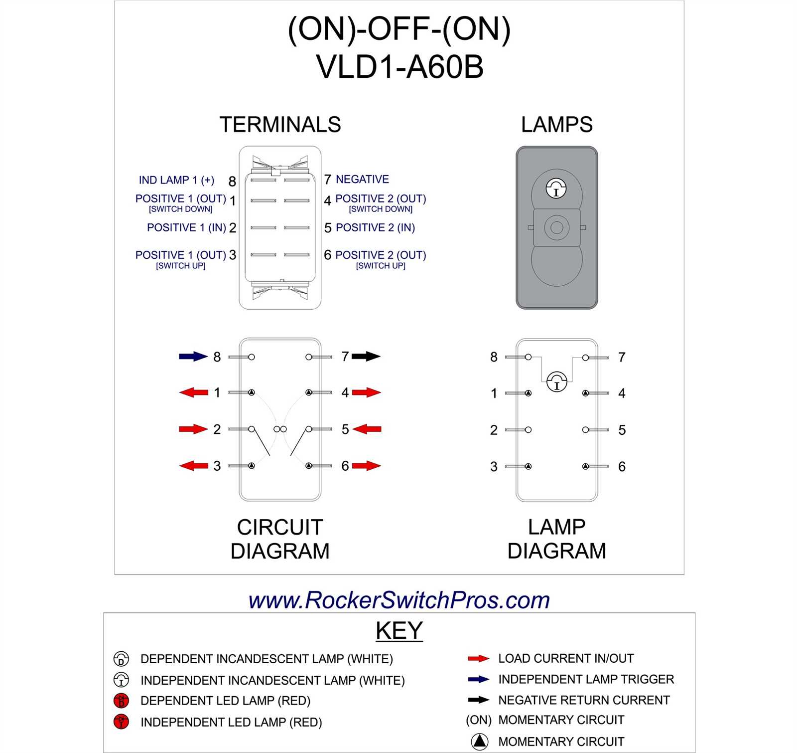 6 prong toggle switch wiring diagram