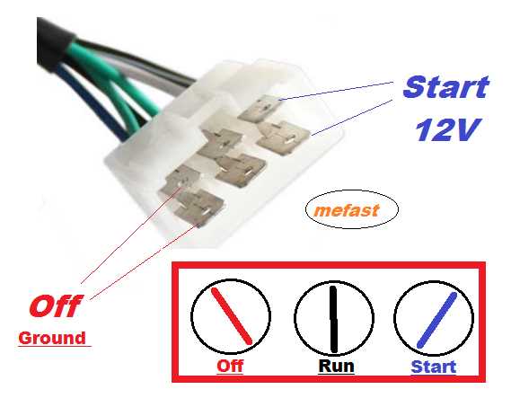 6 wire ignition switch wiring diagram