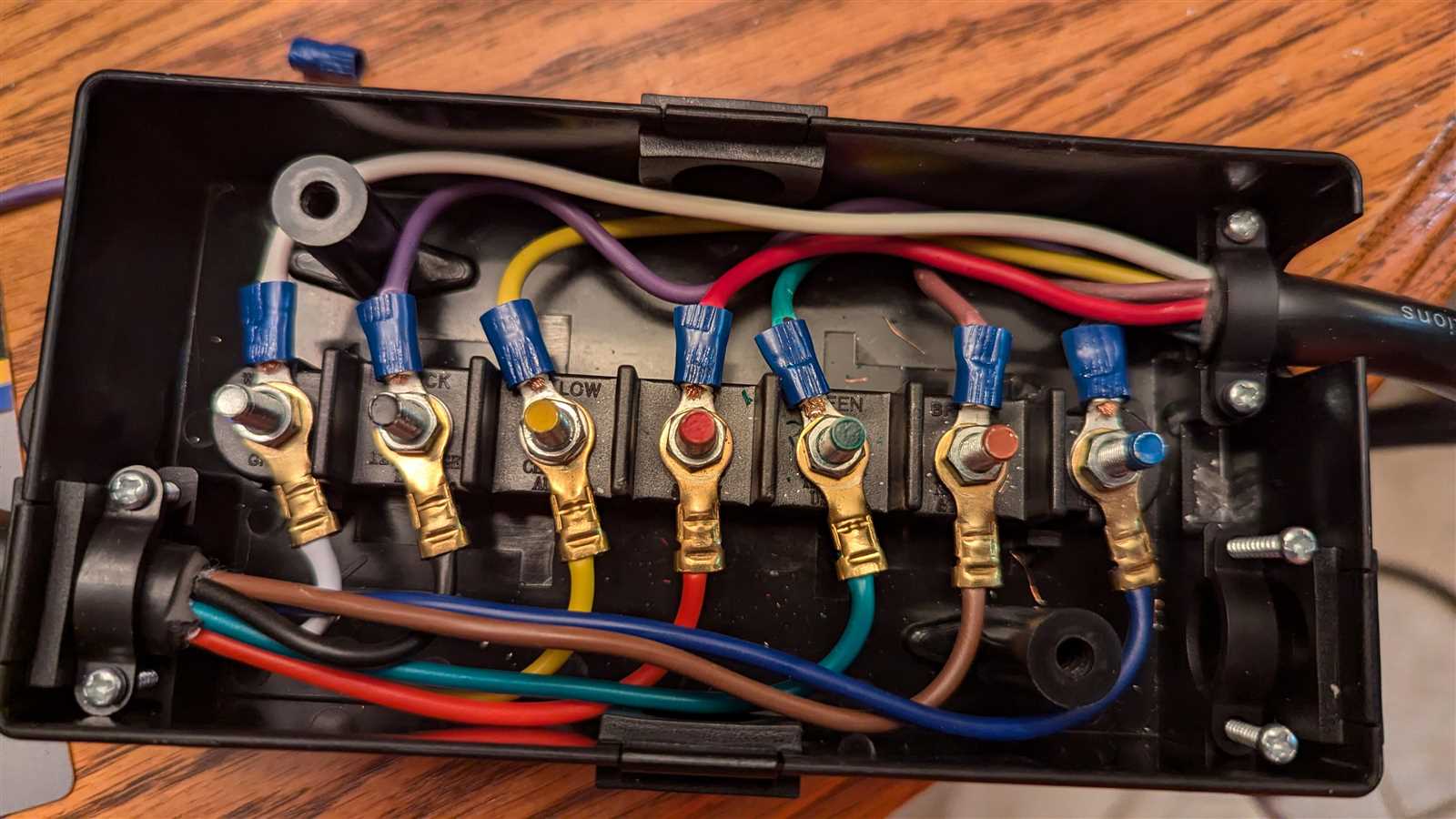 7 way trailer junction box wiring diagram