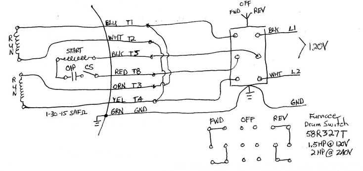 7.5 hp baldor motor capacitor wiring diagram