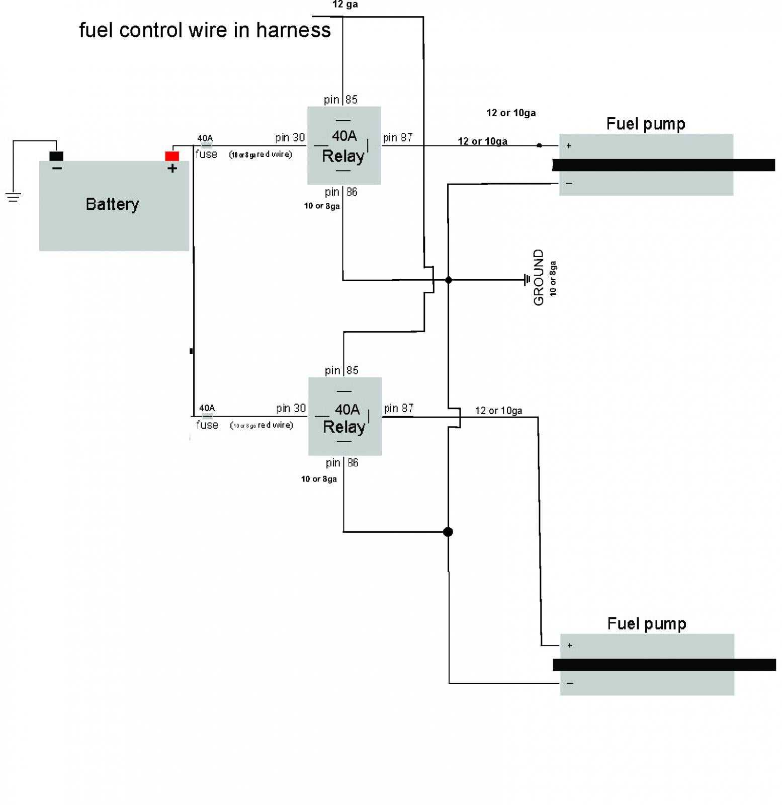 95 f150 fuel pump wiring diagram