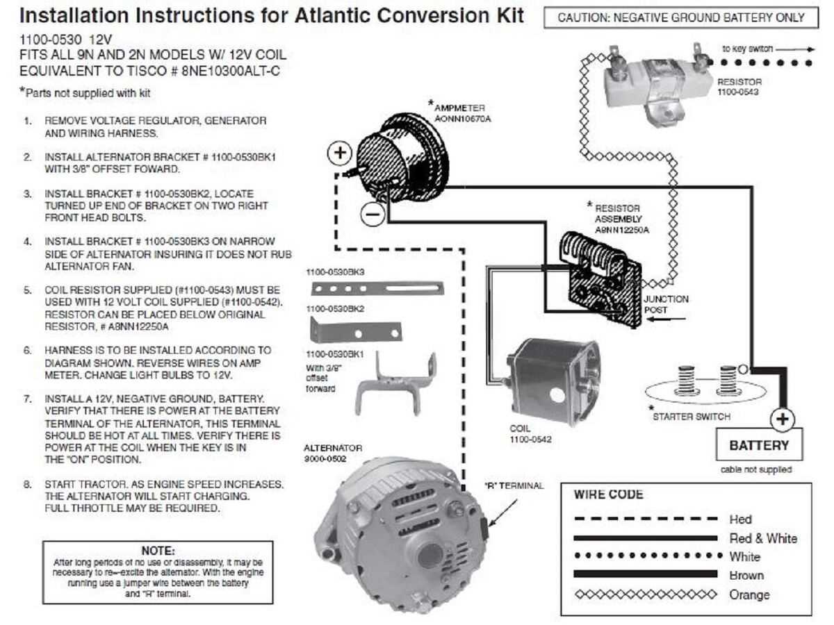 9n ford tractor wiring diagram