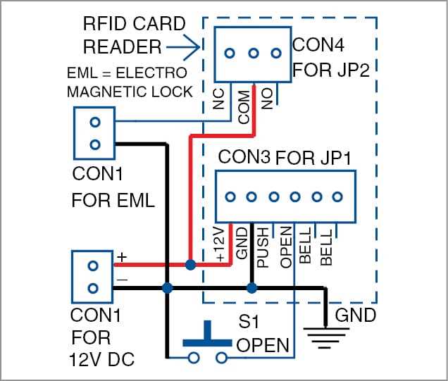 access control wiring diagram