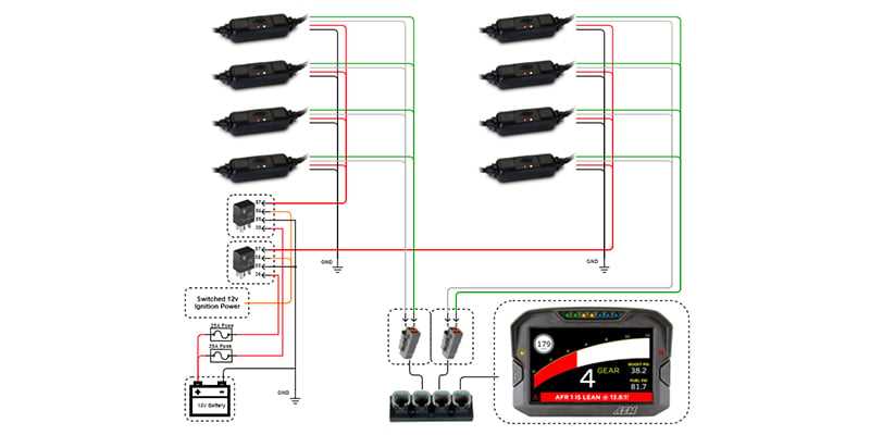 aem air fuel ratio gauge wiring diagram