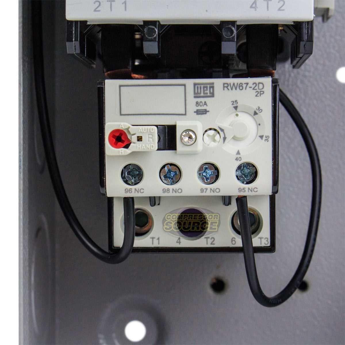 air compressor magnetic starter wiring diagram