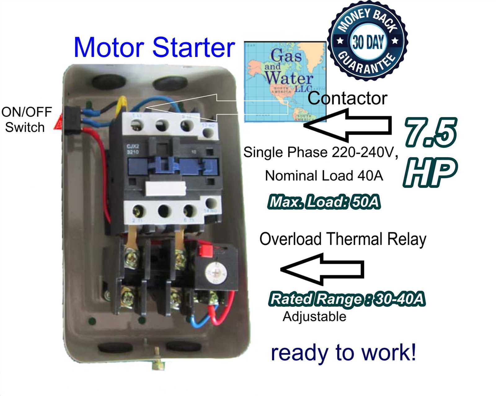 air compressor magnetic starter wiring diagram